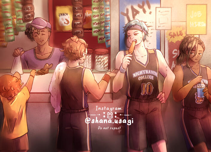 TADHANA: A Filipino TWST Zine (main piece, spread art)